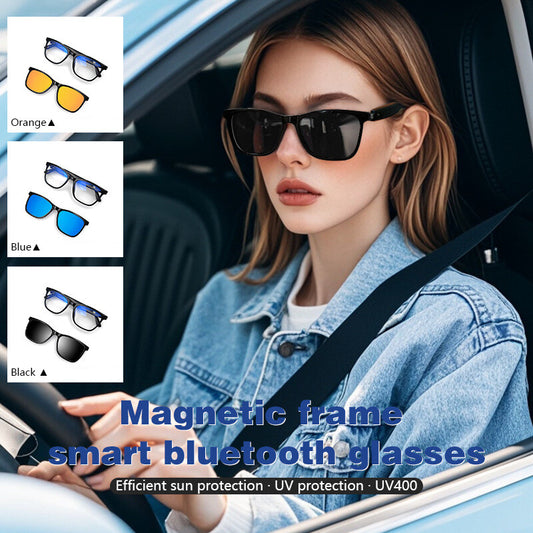 Smart Glasses Bluetooth Music Headset Wireless Audio Sports Sunglasses Driving