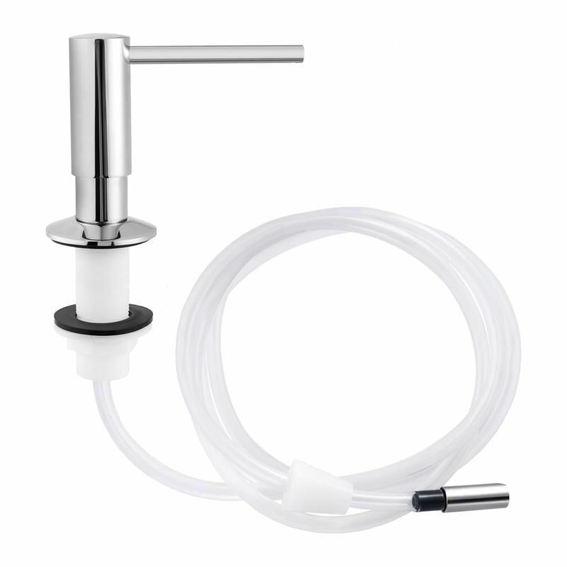 Brass Soap Dispenser Extension Tube Kit Bottle Replacement Kitchen Sink Metal 1p