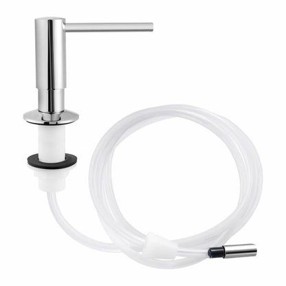 Brass Soap Dispenser Extension Tube Kit Bottle Replacement Kitchen Sink Metal 1p