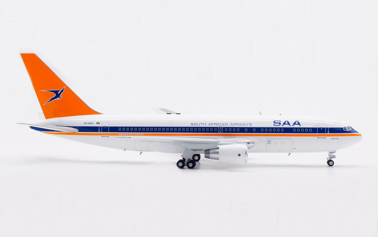1:200 InFlight SAA B767-200 ZS-SR Passenger Airplane Diecast Aircraft Model