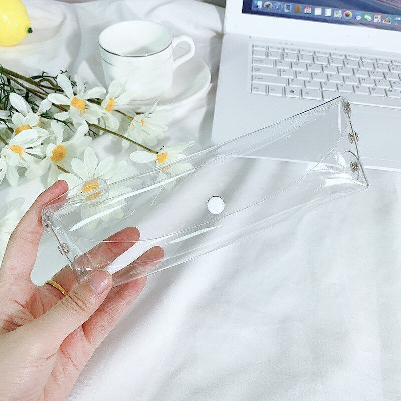 PVC Transparent Cosmetic Bag Makeup Storage Purse Organizer Wash Traveling Purse