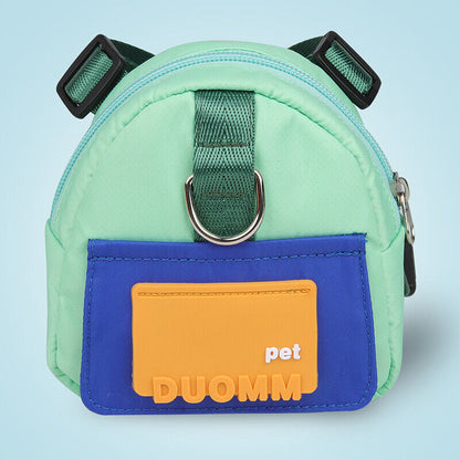 Pet Snack Self Backpack Dog Outdoor Travel Pouch Dog School Bag Waterproof Cute⌒