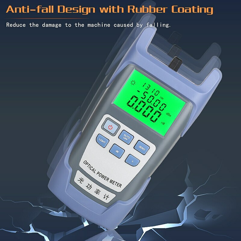 AUA-7/AUA-5 Optical Power Meter Cable Tester -70dBm~+10dBm/-50dBm~+26dBm