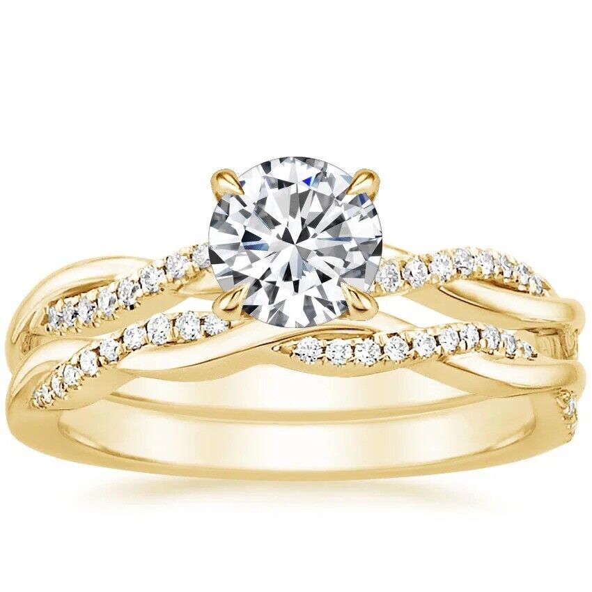 Anillos Sortijas De Oro 18k De Compromiso Matrimonio Boda Para Mujer Tres Tonos