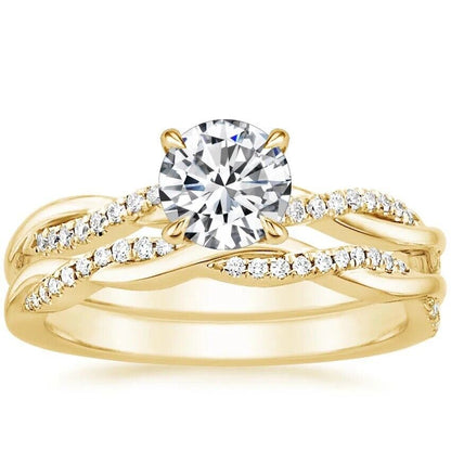 Anillos Sortijas De Oro 18k De Compromiso Matrimonio Boda Para Mujer Tres Tonos