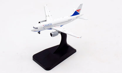 JC Wings CROATIA AIRLINES FOR AIRBUS A319 9A-CTG 1/400 Aircraft Pre-built Model