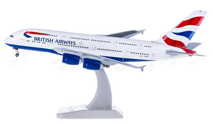 1:400 Hogan BRISTISH AIRWAYS AIRBUS A380 Passenger Airplane Diecast Plane Model