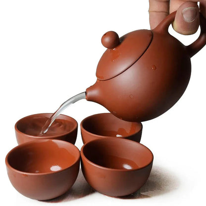 200ml Yixing Teapot Clay Teapot Purple Clay Kettle Chinese Zisha Kungfu Tea Pot