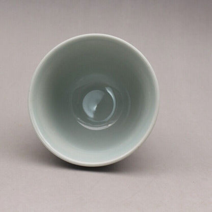Chinese Blue and White Porcelain Late Qing Figure Stories Design Teacup Cup 2.9"