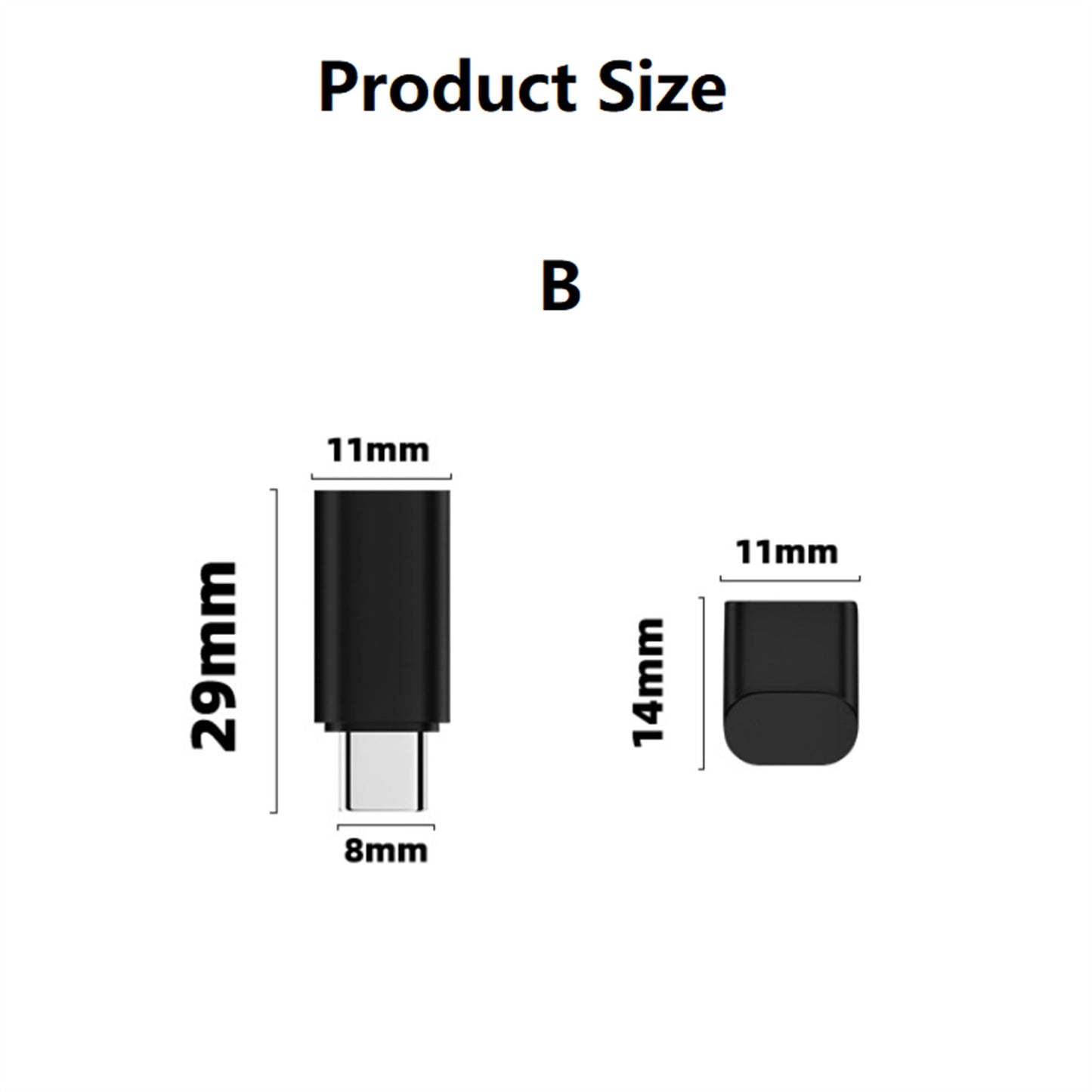 2 Type-C Female to 1 Type-C Male Adapter For Steam Deck Game Console Accessories
