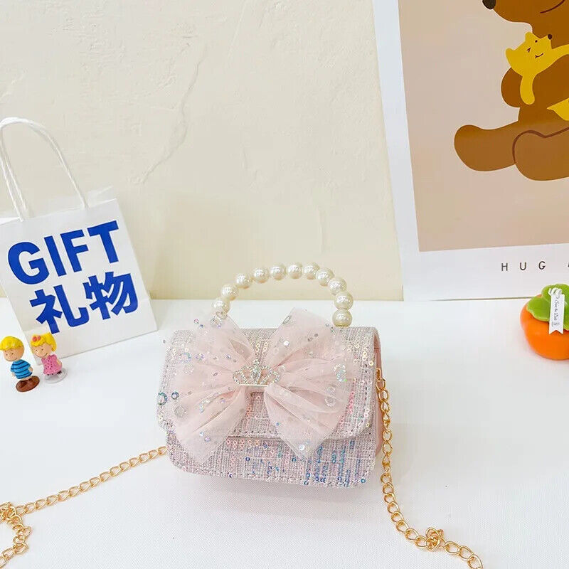 Children Wallet Bag Girl Classic Handbag Flower Kid Money Bag Baby Shoulder Bag