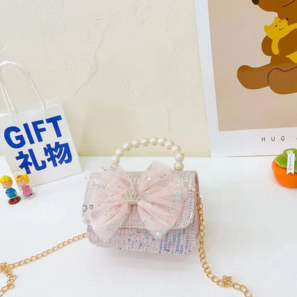 Children Wallet Bag Girl Classic Handbag Flower Kid Money Bag Baby Shoulder Bag