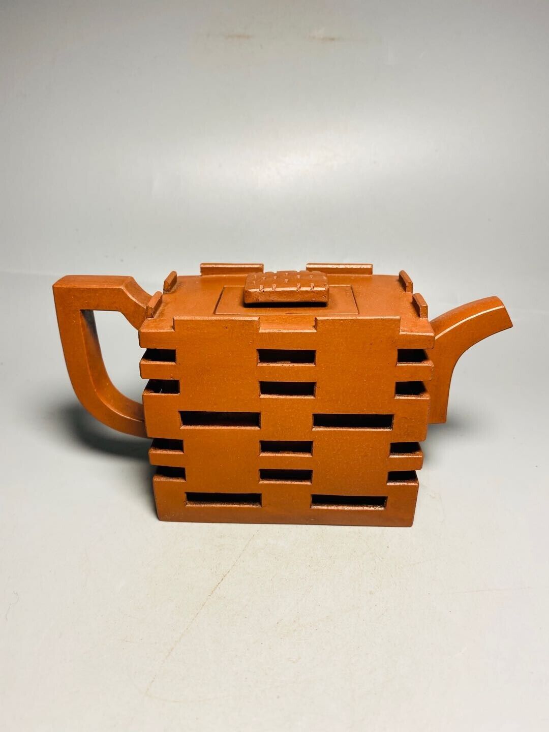 Chinese Yixing Zisha Clay Handmade Exquisite Teapot （双喜壶 底款：肖友林）