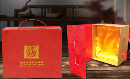 Gold Dragon Bring Wealth and Fortune Home Decoration Feng Shui Ornament