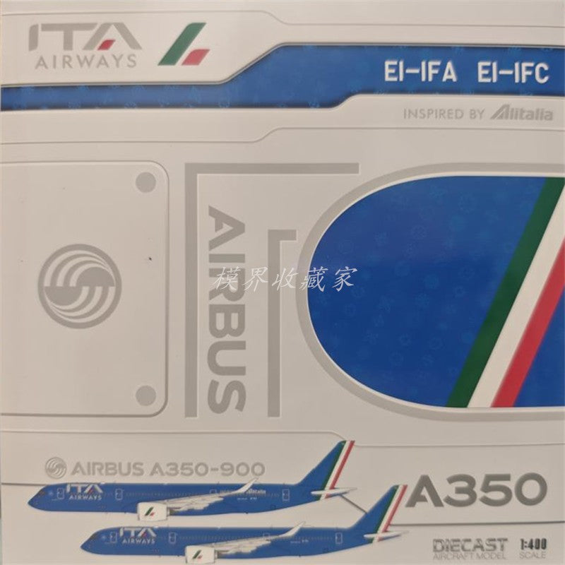 1:400 JC Wings ITA Airways Airbus A350-900XWB Plane Diecast Aircraft Model