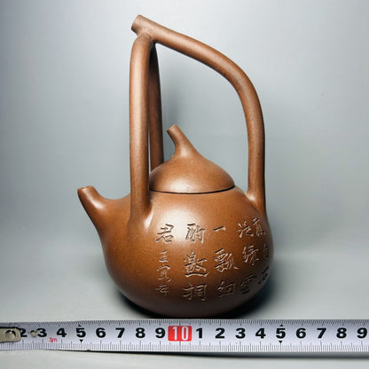 Vintage Chinese Yixing Purple Clay Teapot Zisha Ceremony Fashion Gift Teaware