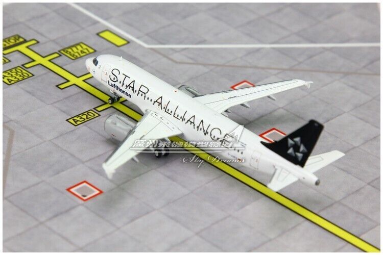 1:400 JC Wings Lufthansa STAR ALLIANCE AIRBUS A320 Plane Diecast Aircraft Model