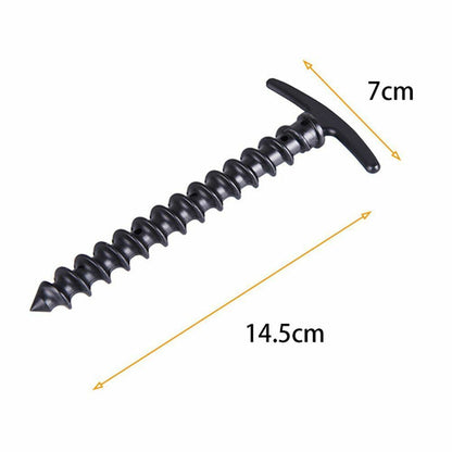 10pcs Set Tent Pegs Ground Nails Screw Anchor Hiking Stakes Pins Outdoor Camping