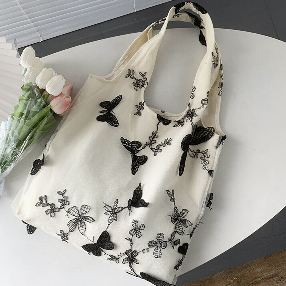 Women Tote Bags Handbags Large Capacity Embroidery Shoulder Bag Top-handle Bag*