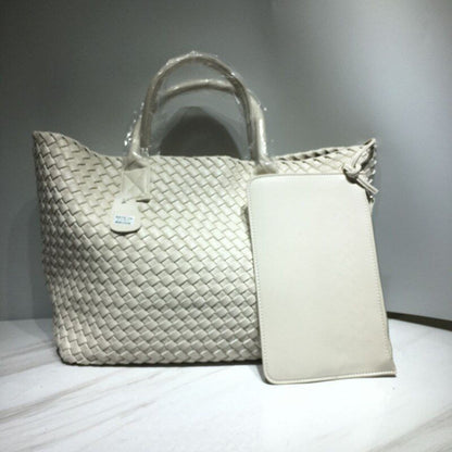 Snake Weaving Bag Shoulder Purse Vegetable Basket Large Shopping Bag 37*18*53 CM