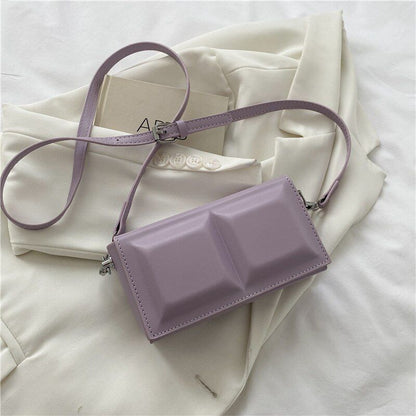 Crossbody Bag Casual Shoulder Bag Solid Color Messenger Bag 17*9*5 CM /9*10*6 CM