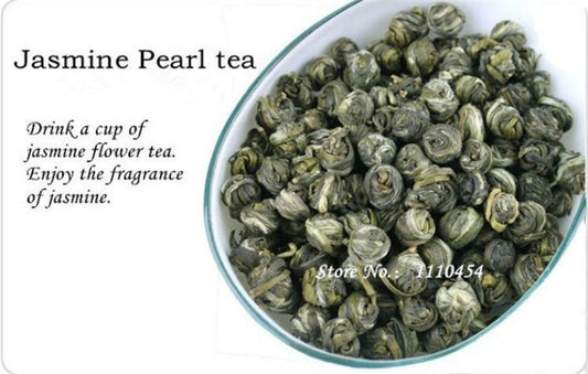 100g Jasmine Flower Tea Jasmine Pearl Organic Green Tea Chinese Fragrant Tea