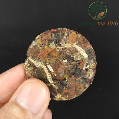 500g Yunnan Large Leaf White Tea Small Tea Cake Mellow Aroma White Tea Cake