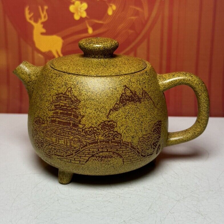 Vintage Chinese Yixing Purple Clay Teapot Zisha Ceremony Teaware Collection Rare