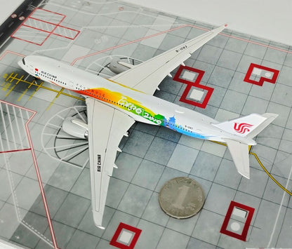1:400 JC Wings AIR CHINA EXPO 2019 AIRBUS A350-900 Plane Flap Down Diecast Model