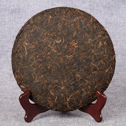 357g Yunnan Tea Puerh Tea Ripe Tea Tea Cake Banzhang Golden Bud Ripe Puer Tea