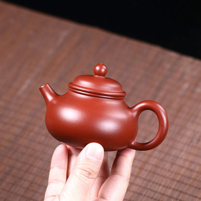 150ml Chinese Yixing Zisha Pottery Dahongpao Clay Rongtian Pot Teapot Tea Pot