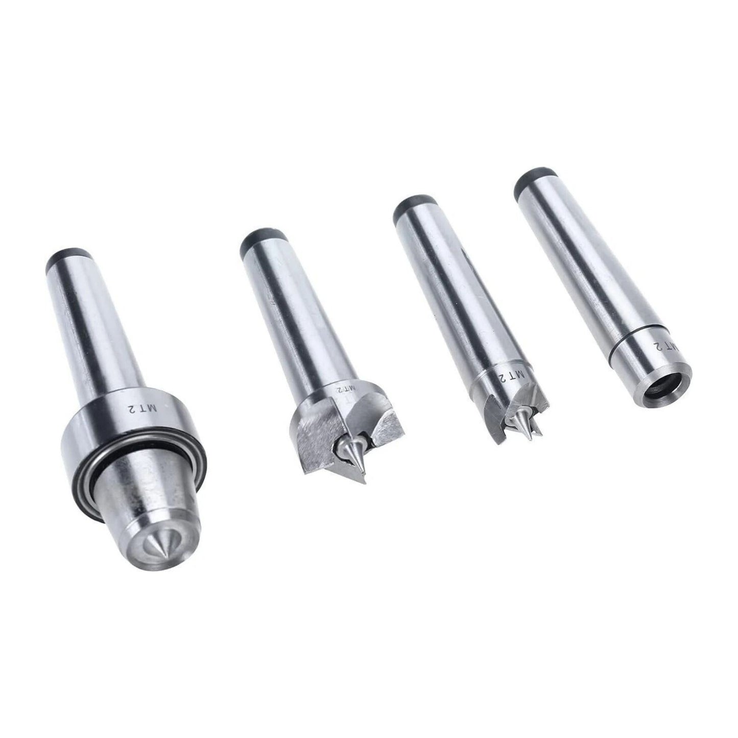4* woodworking lathe live center set featuring a 60-degree center point design