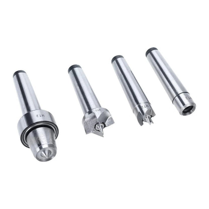 4* woodworking lathe live center set featuring a 60-degree center point design