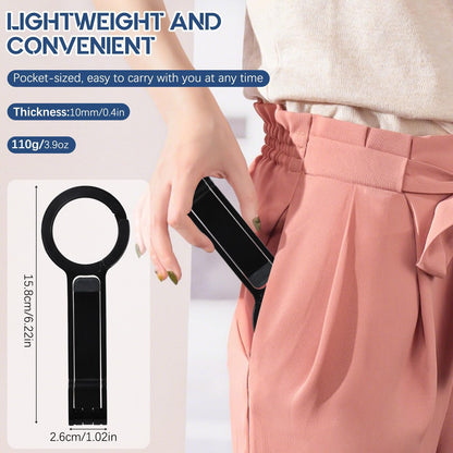 Universal Magnetic Phone Tripod, Foldable Magnetic Pocket Phone Tripod, Aluminum