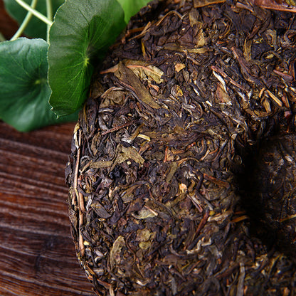 China Yunnan Puerh Tea Cake 357g cha Puer Menghai Sheng Tea Organic Green Food