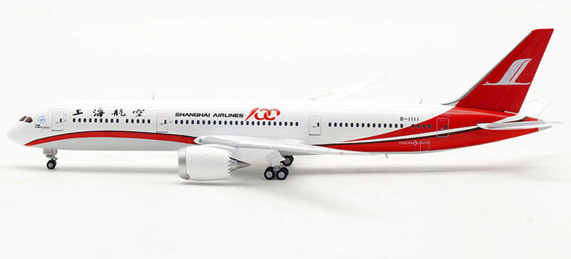 JC Wings Shanghai Airlines for boeing B787-9 B-1111 1/400 Pre-built Model