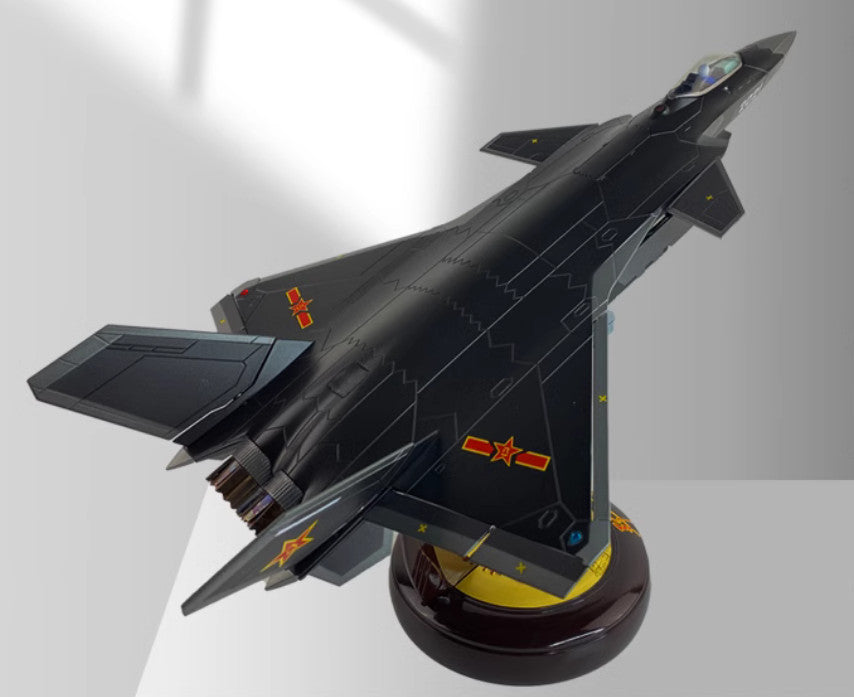 1:48 46CM J-20 Stealth Fighter Jet Aeroplane Diecast Military Aircraft Model