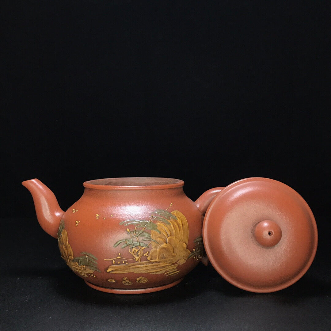 Chinese Yixing Zisha Clay Handmade Exquisite Teapot （君德 底款：杨季初）