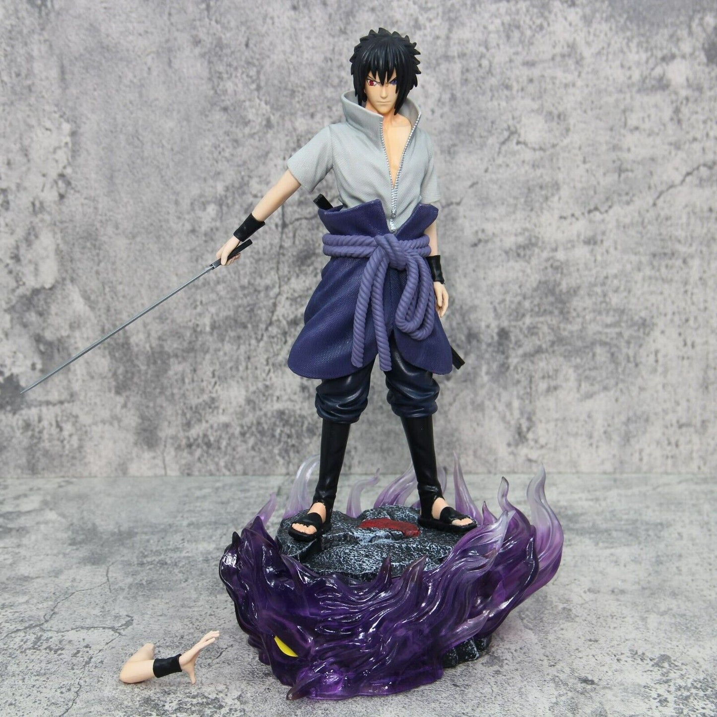 Anime Naruto Figure set Sasuke Kakashi Might Guy PVC Action Figure Statue Model
