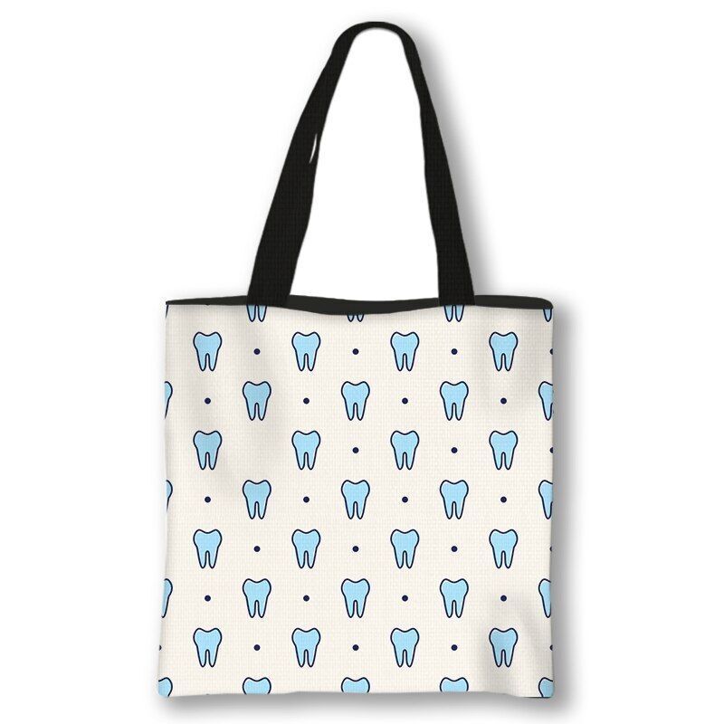 Handbag Casual Tote Bag Shoulder Purse Travelling Storage Pouch Polyester Print