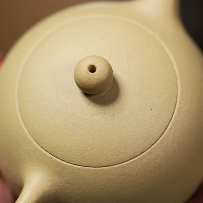 220ml Xishi Pot Real Yixing Zisha Green Clay Marked Tea Pot Handmade On Sales