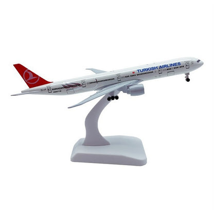 1:400 Turkey B777 Airplane Alloy Model Souvenir Static Display Gift with Stand I