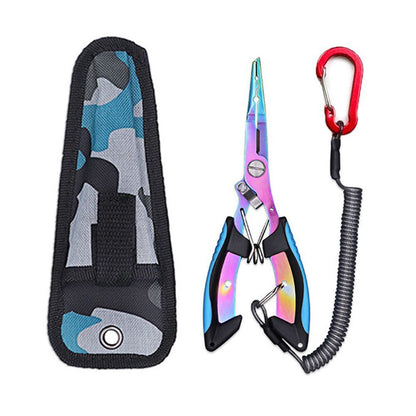 Multifunctional Fishing Pliers Hook Remover Fishing Tool Aluminum Lip Gripper