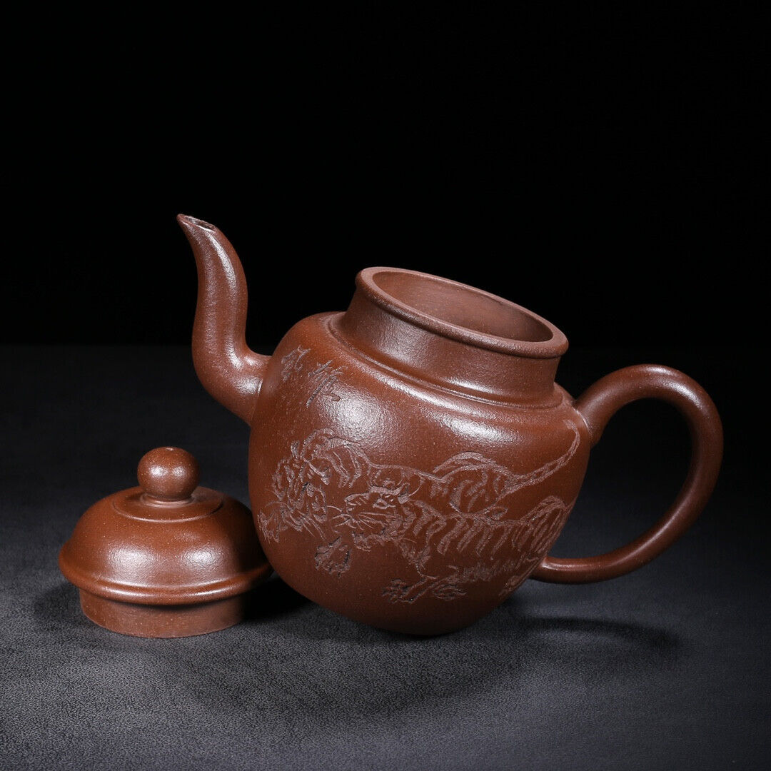 Chinese Yixing Zisha Clay Handmade Exquisite Teapot （宫灯 底款：王东石）