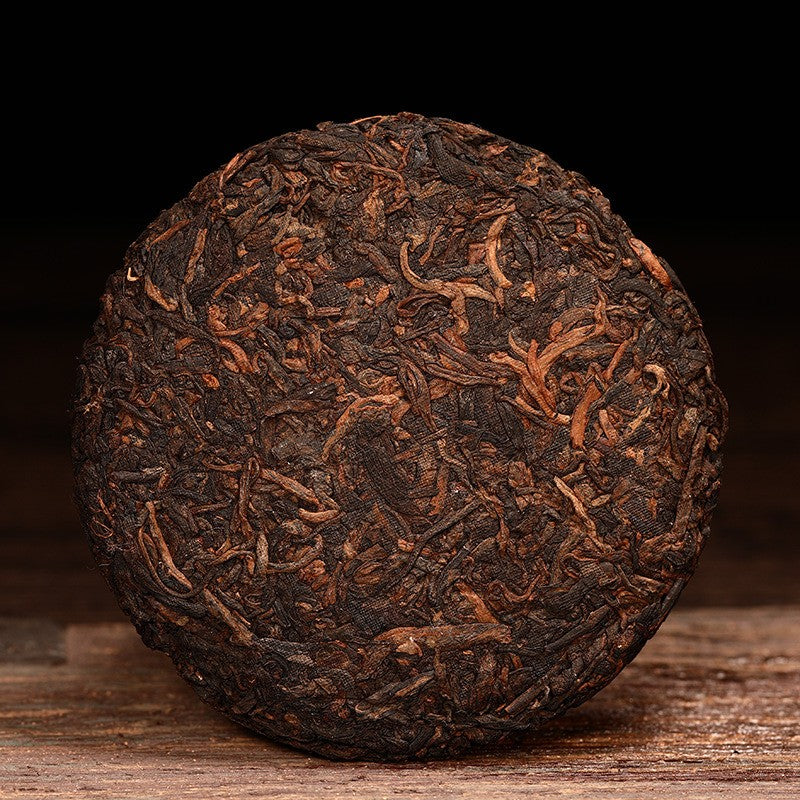 100g Pu'er Ripe Tea Cake Palace Menghai Qizi Cake Yunnan Pu'er Tea Cake