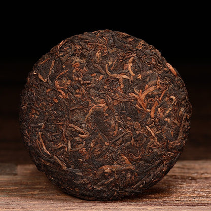 100g Pu'er Ripe Tea Cake Palace Menghai Qizi Cake Yunnan Pu'er Tea Cake