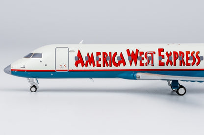 1:200 NGmodels America West Airlines Bombardier CRJ200LR Diecast Plane Model