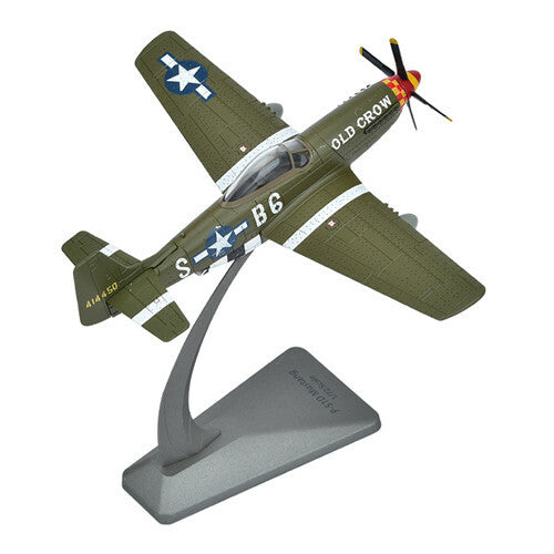 AF1 WWII US P-51D Mustang Fighter Green 1:72 DIECAST Aircraft Pre-builded Model