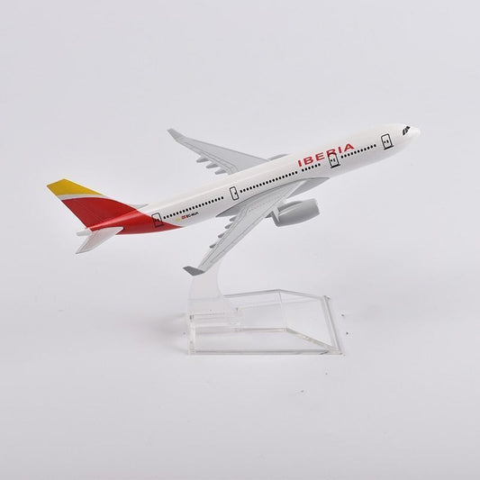 1:400 16cm A330 Iberia Airlines Airplane Model Alloy Diecast Aircraft Ornaments