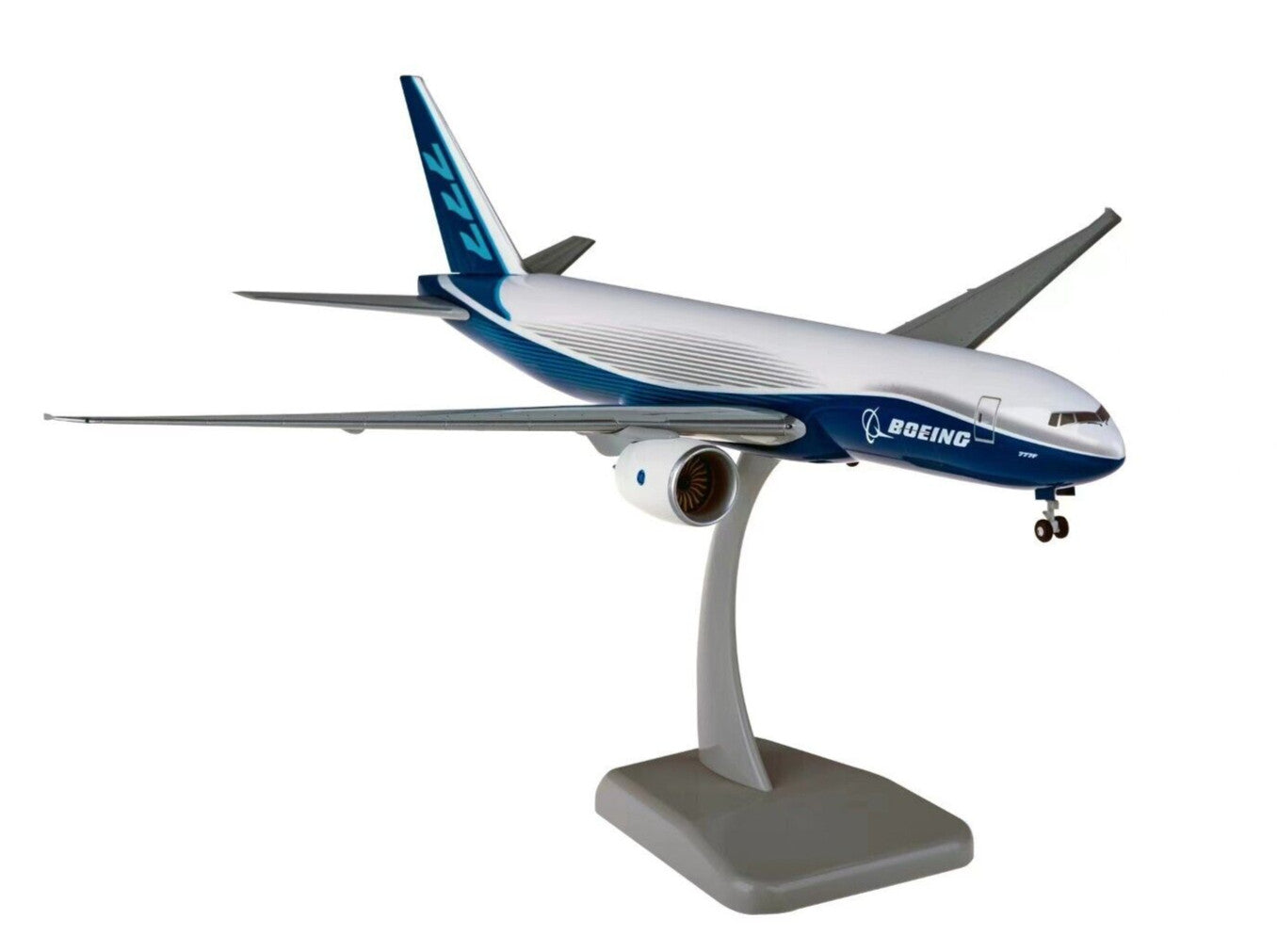 1:200 32CM Hogan BOEING 777F Passenger Airplane ABS Plastic Aircraft Plane Model